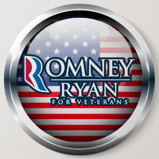Romney Ryan für Veteranen-Knöpfe 2 Button
