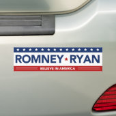 Romney Ryan glauben an Autoaufkleber (Auf Auto)