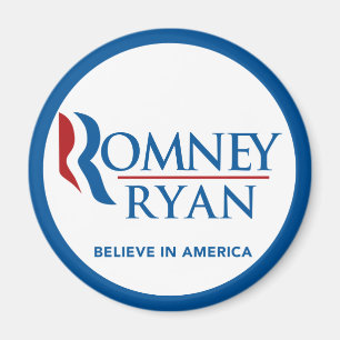 Romney Ryan glauben an runde blaue Grenze Amerikas Magnet