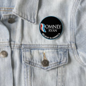 Romney Ryan glauben an rundes Schwarzes Amerikas Button (Beispiel)