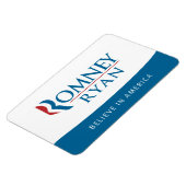 Romney Ryan glaubt an Amerika Flexi Magnet (Linke Seite)