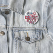 Romney Ryan GOP-Karte Button (Beispiel)