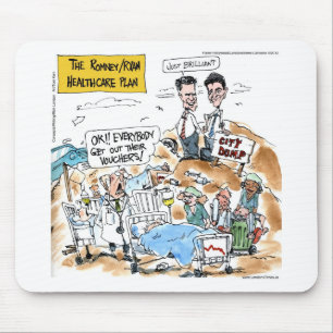 Romney/Ryan Health Care Funny Gifts & T-Shirts Mousepad