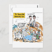 Romney/Ryan Health Care Funny Gifts & T-Shirts Postkarte (Vorne/Hinten)
