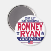 Romney Ryan Hope Change Magnet (Vorderseite/Rückseite)
