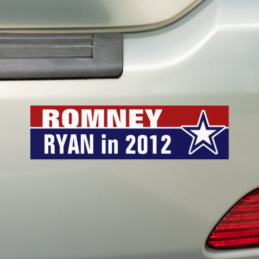 Romney Ryan im Jahr 2012 Autoaufkleber (Auf Auto)