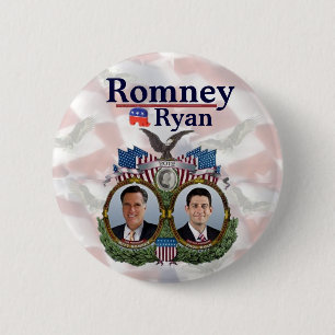Romney Ryan Jugate 2012 Button