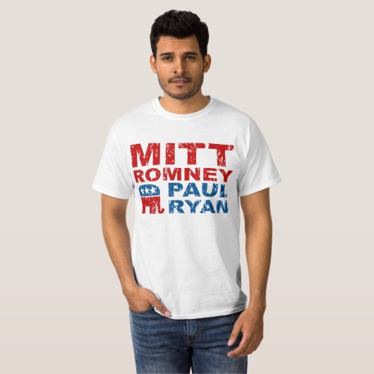 Romney Ryan Laufabstimmungs-Gewinn T-Shirt (Vorne ganz)