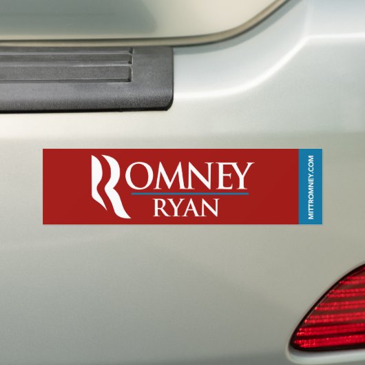 Romney Ryan Logo-Autoaufkleber-Rot Autoaufkleber (Auf Auto)