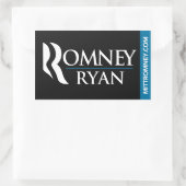 Romney Ryan Logo Sticker Black (Tasche)