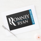 Romney Ryan Logo Sticker Black (Umschlag)