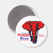 Romney Ryan Magnet (Vorderseite/Rückseite)