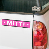 Romney Ryan MITT! Autoaufkleber (Rosa) (Auf Lkw)