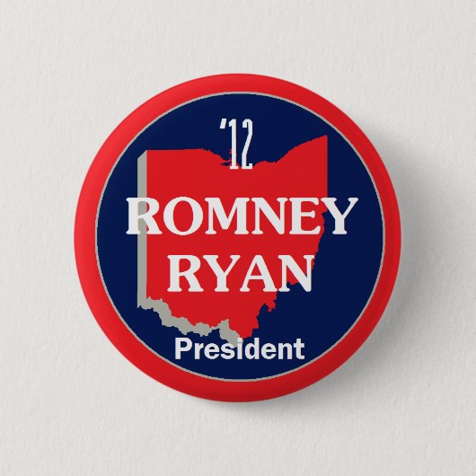 Romney Ryan OHIO Button (Vorderseite)