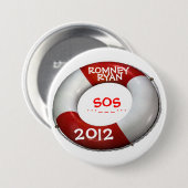 Romney Ryan PAS Lebensretter-Knopf 2012 Button (Vorne & Hinten)