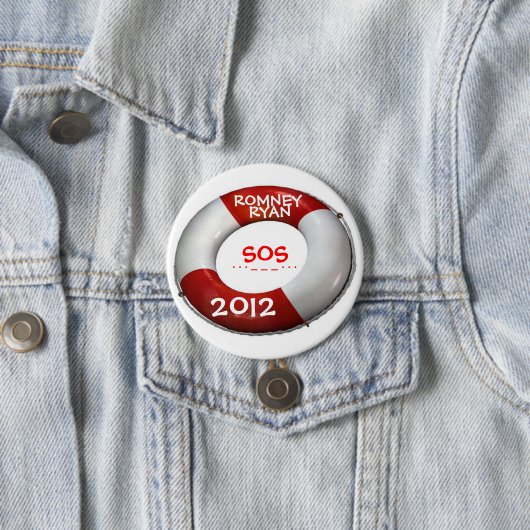 Romney Ryan PAS Lebensretter-Knopf 2012 Button (Beispiel)