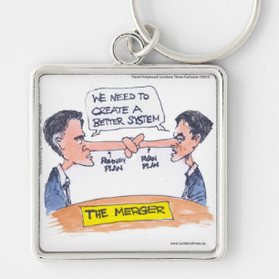 Romney Ryan Pinocchio Fusion Lustige Geschenke & T Schlüsselanhänger
