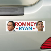 Romney Ryan Porträt-Autoaufkleber (weiß) Autoaufkleber (Auf Auto)