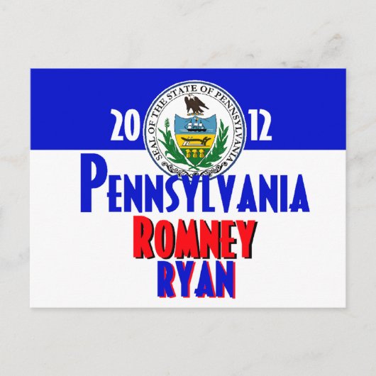 Romney Ryan Postkarte (Vorderseite)