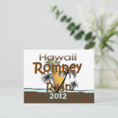 Romney Ryan Postkarte (Stehend Vorderseite)