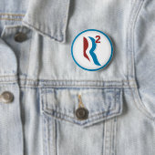 Romney Ryan R quadrierte das Logo, das rund ist Button (Beispiel)