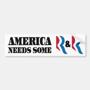 Romney - Ryan - R&R Autoaufkleber