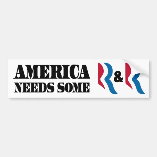 Romney - Ryan - R&R Autoaufkleber (Vorne)