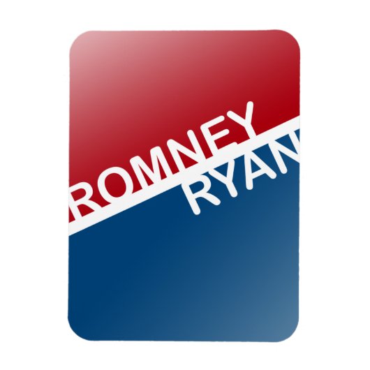 ROMNEY RYAN RETRO BLOCK.png Magnet (Vertikal)