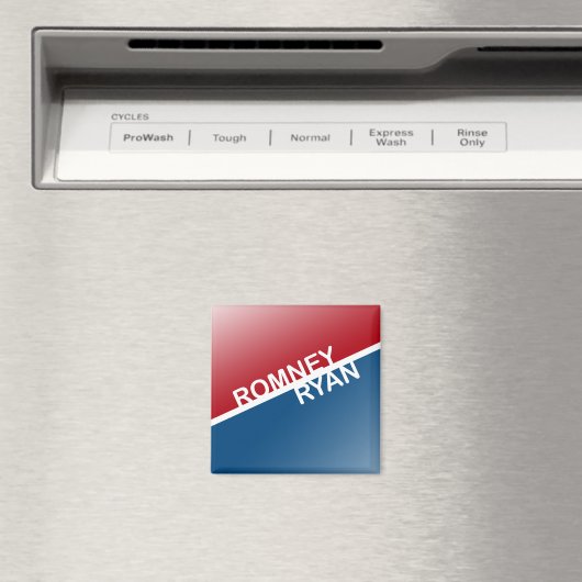 ROMNEY RYAN RETRO BLOCK.png Magnet (In Situ (Geschirrspüler))