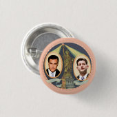 Romney Ryan Retro Button (Vorne & Hinten)