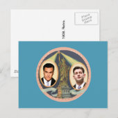 Romney Ryan Retro Postkarte (Vorne/Hinten)