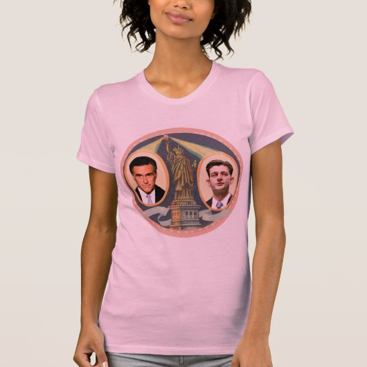 Romney Ryan Retro T-Shirt (Vorderseite)