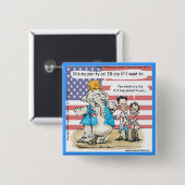 Romney & Ryan sein Party Funny Gifts & Cards Button (Vorne & Hinten)