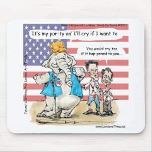 Romney & Ryan sein Party Funny Gifts & Cards Mousepad