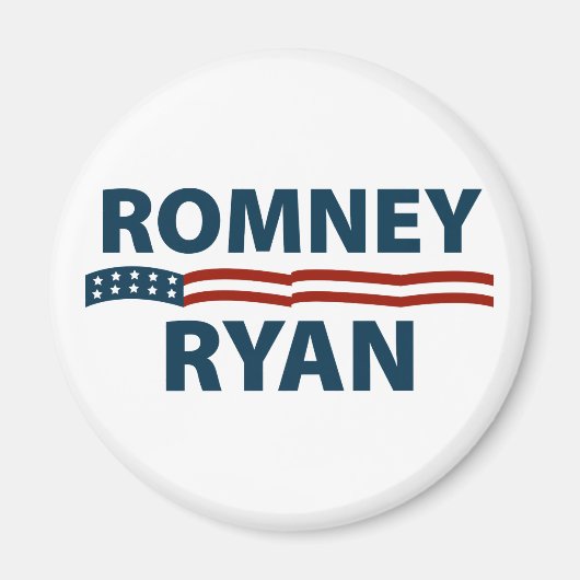 Romney Ryan US Flagge Magnet (Vorne)