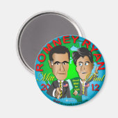 Romney Ryan USA Magnet (Vorderseite/Rückseite)