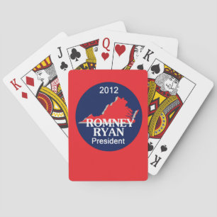Romney Ryan VIRGINIA Spielkarten
