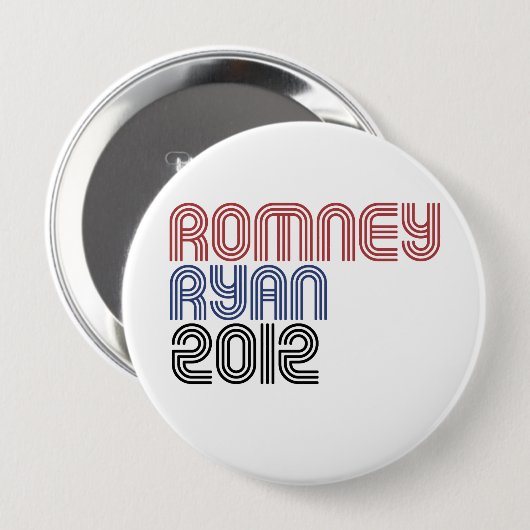 ROMNEY RYAN VP DISCO.png Button (Vorne & Hinten)