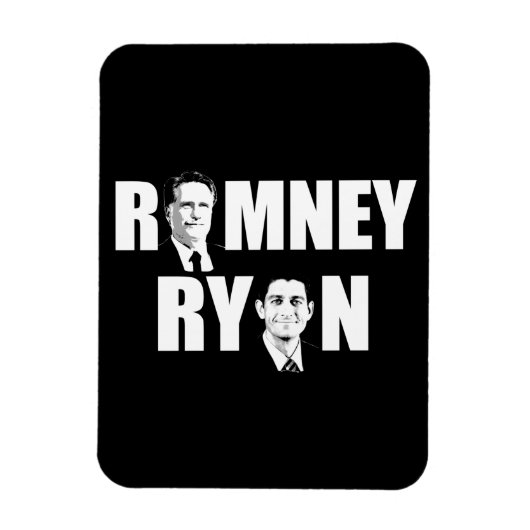 ROMNEY RYAN WHITE.png Magnet (Vertikal)