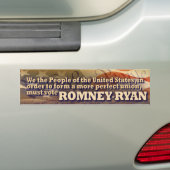 Romney - Ryan - wir die Leute Autoaufkleber (Auf Auto)