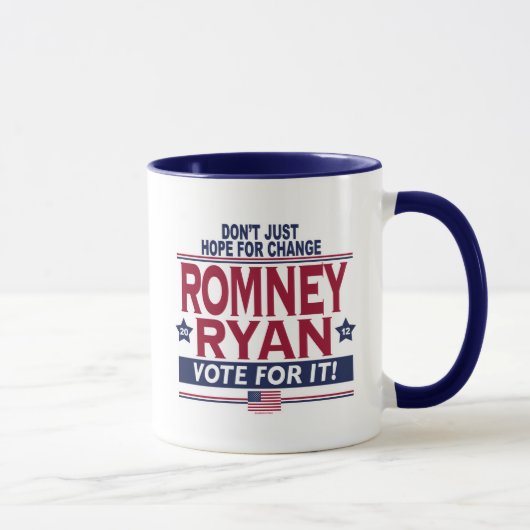 Romney Ryan wirkliche Hoffnung 2012 Tasse (Rechts)