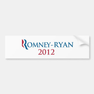 Romney/RyanAutoaufkleber 2012 Autoaufkleber