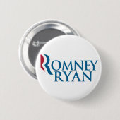 Romney/Ryans 2012 Knopf Button (Vorne & Hinten)