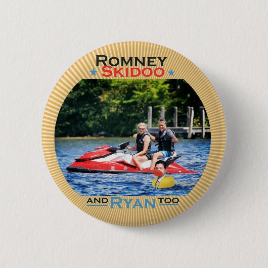 Romney Skidoo und Ryan, auch Button (Vorderseite)