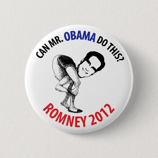 Romney Spaß 2012 Button (Vorderseite)