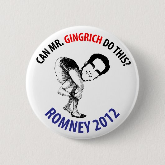 Romney Spaß 2012 Button (Vorderseite)