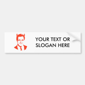 Romney Teufel Autoaufkleber