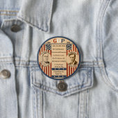 Romney u. McKinley Button (Beispiel)