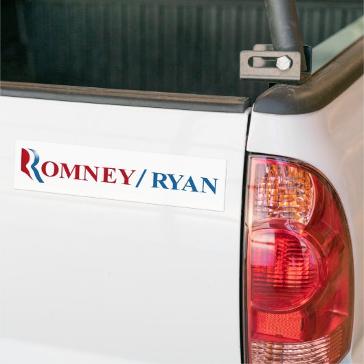 Romney u. Ryan 2012 Autoaufkleber (Auf Lkw)