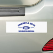 Romney und Ryan 2012 Autoaufkleber (Auf Auto)